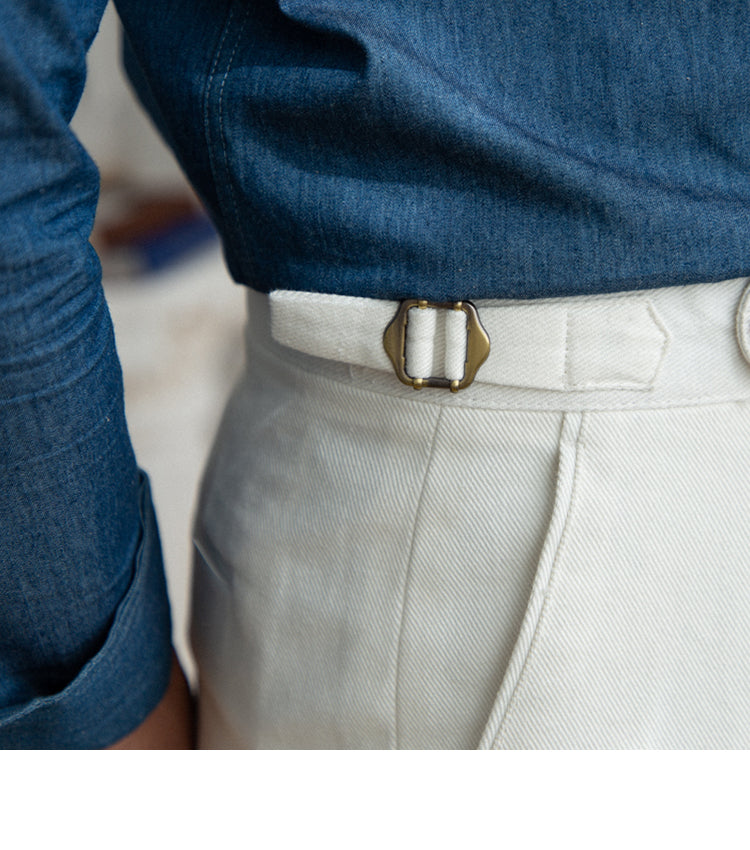 RADIANTGEM Cotton High Waist Pants