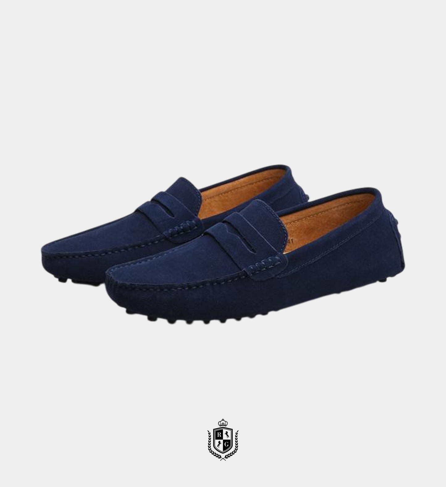 Suede Driver Loafers