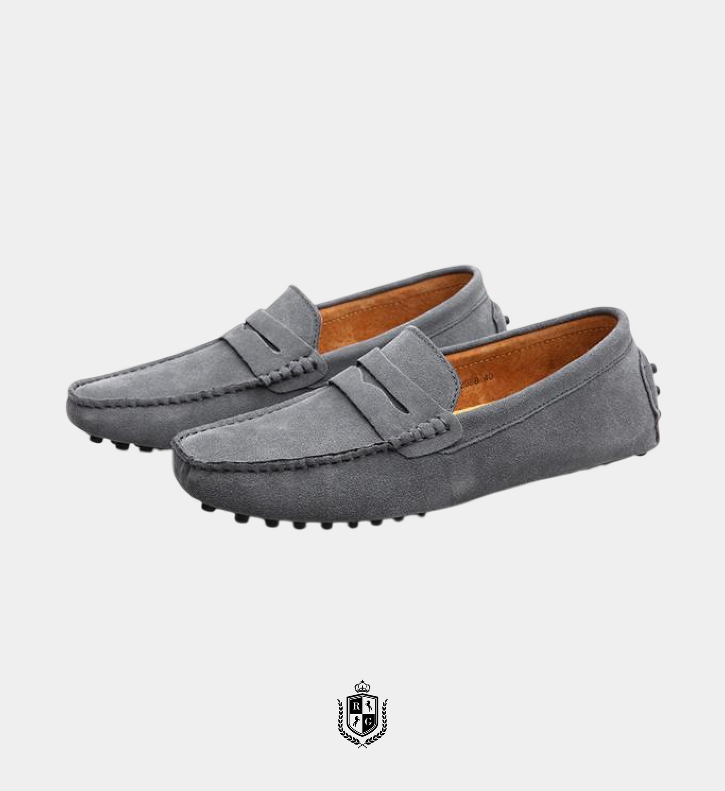 Suede Driver Loafers
