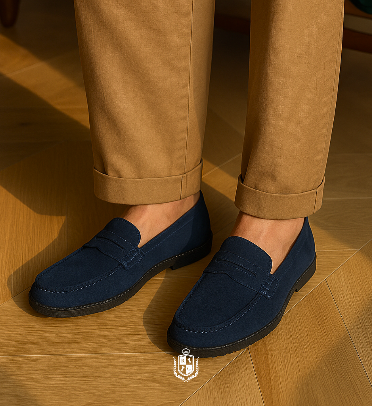 Suede Driver Loafers