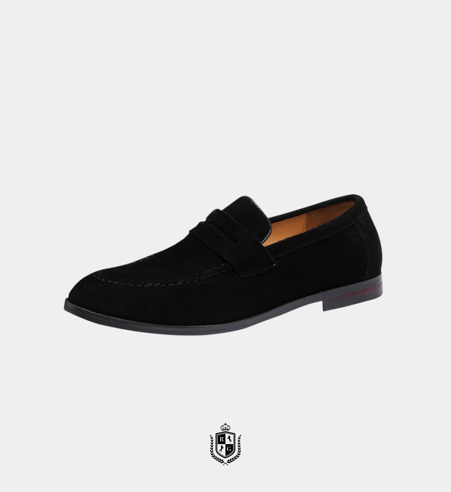 RADIANTGEM Suede Penny Loafers