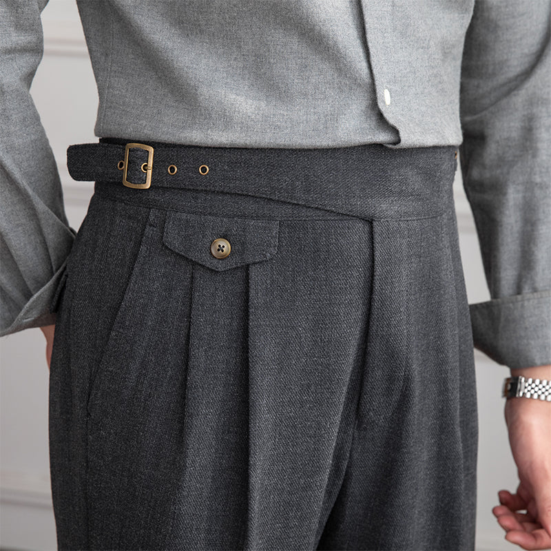 RADIANTGEM High-waisted Straight-leg Pants