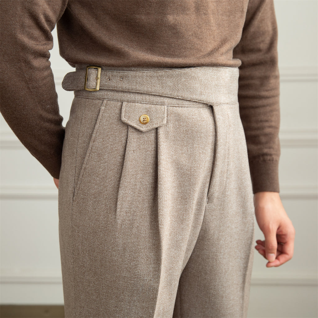 RADIANTGEM Casual Wool Pants