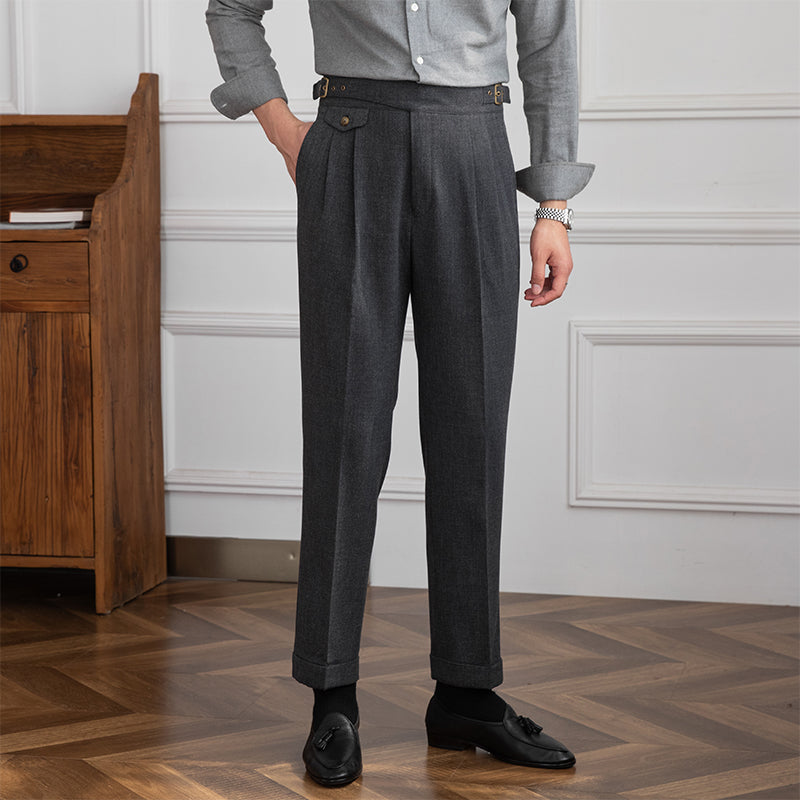 RADIANTGEM High-waisted Straight-leg Pants