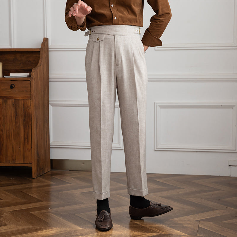 RADIANTGEM High-waisted Straight-leg Pants