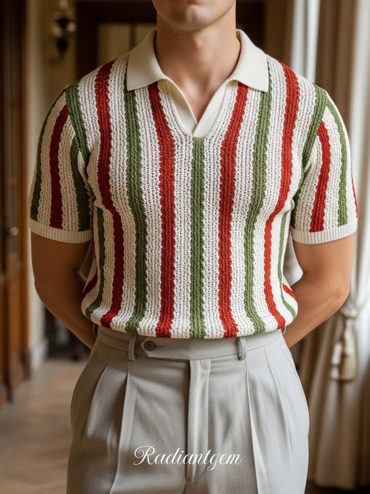RADIANTGEM Thick Needle Hollow Polo