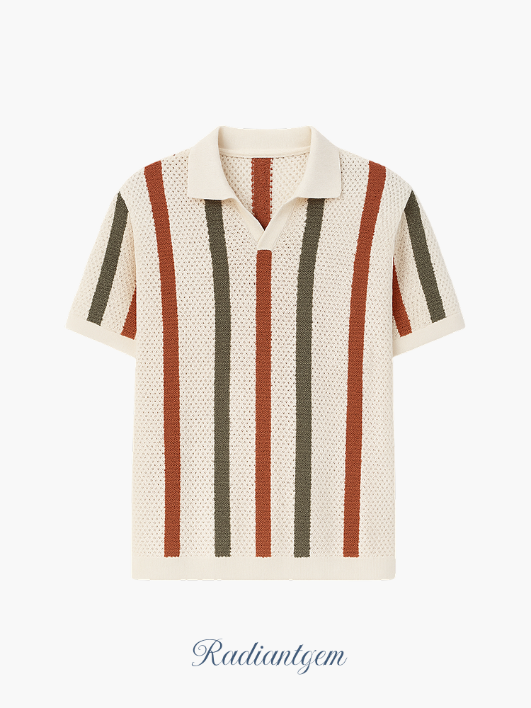 RADIANTGEM Thick Needle Hollow Polo