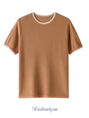 RADIANTGEM Wool Mulberry Silk T-shirt