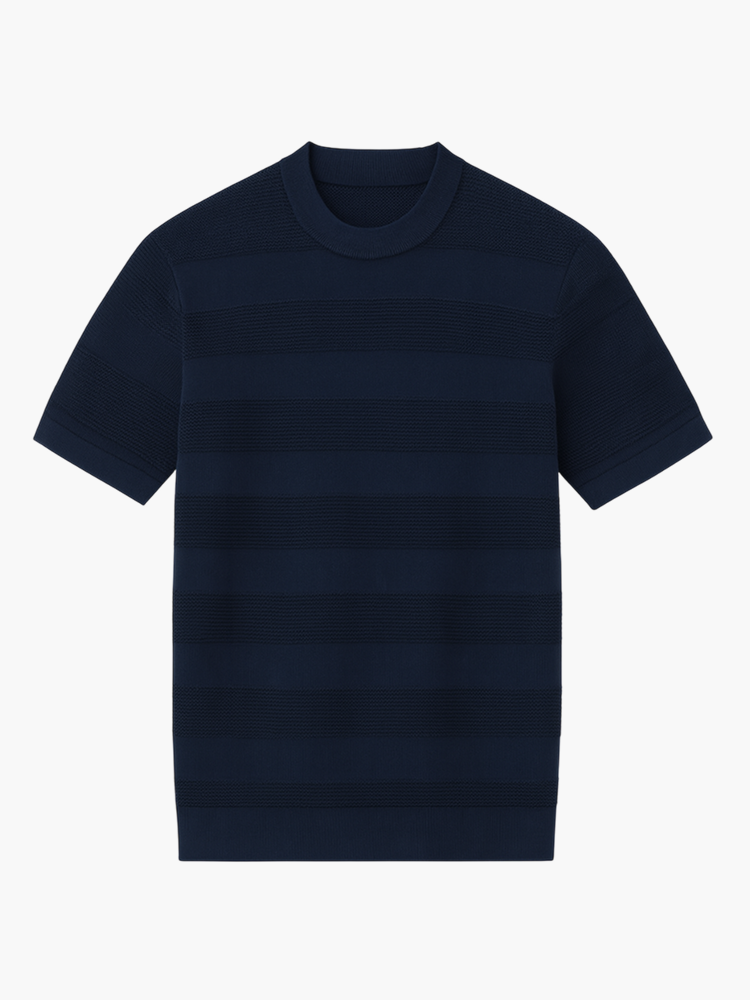 RADIANTGEM Cotton Striped T-shirt