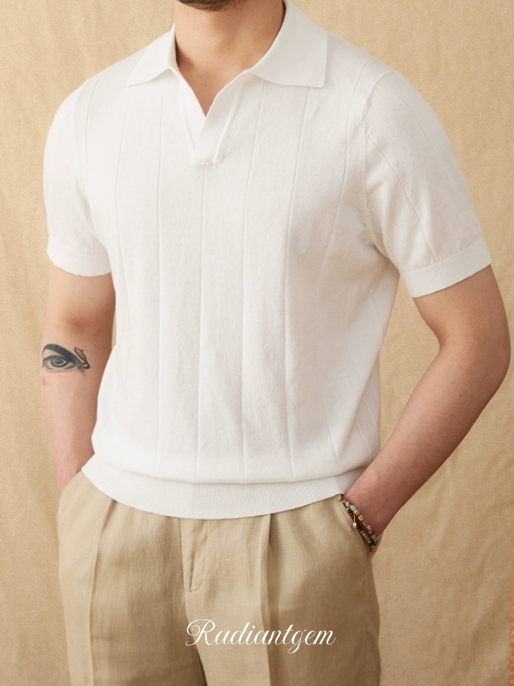 RADIANTGEM  Sunken Stripe Polo