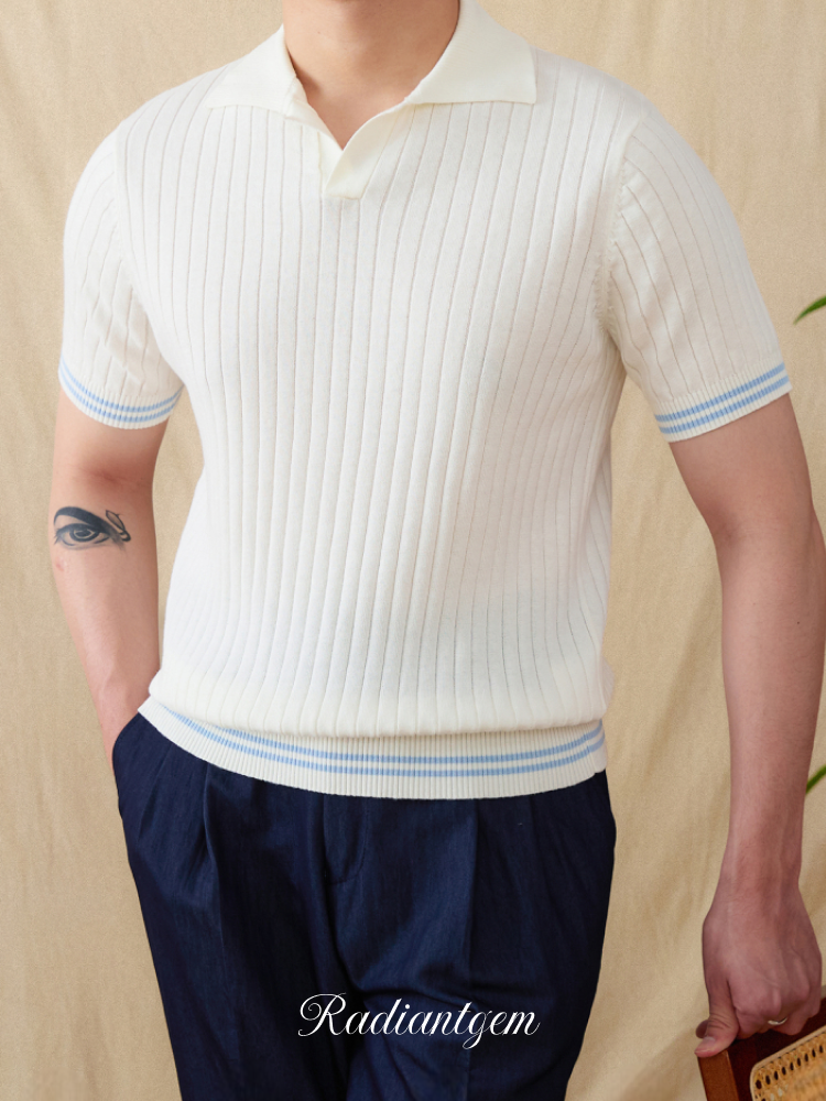 RADIANTGEM Lapel Polo