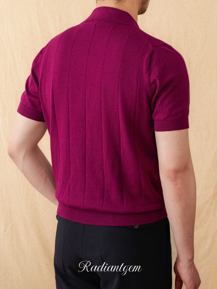 RADIANTGEM  Sunken Stripe Polo