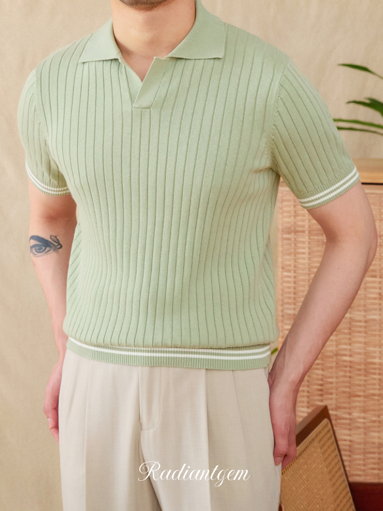 RADIANTGEM Lapel Polo