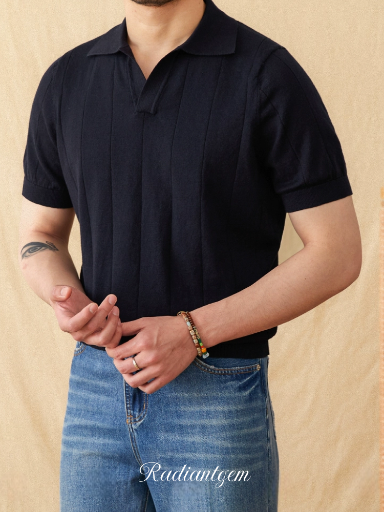 RADIANTGEM  Sunken Stripe Polo