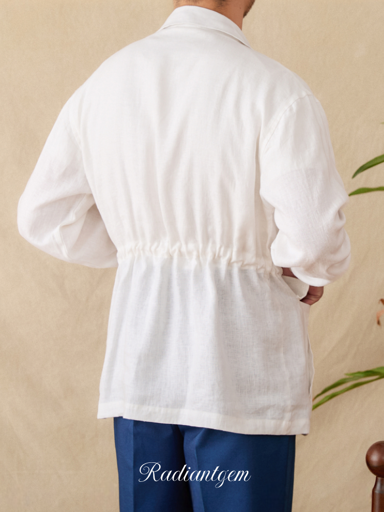 RADIANTGEM 100% Linen Jacket