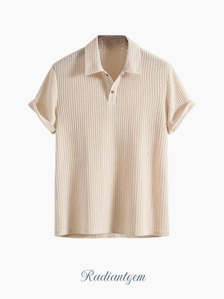 RADIANTGEM Knit Casual Polo