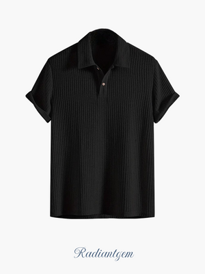 RADIANTGEM Knit Casual Polo