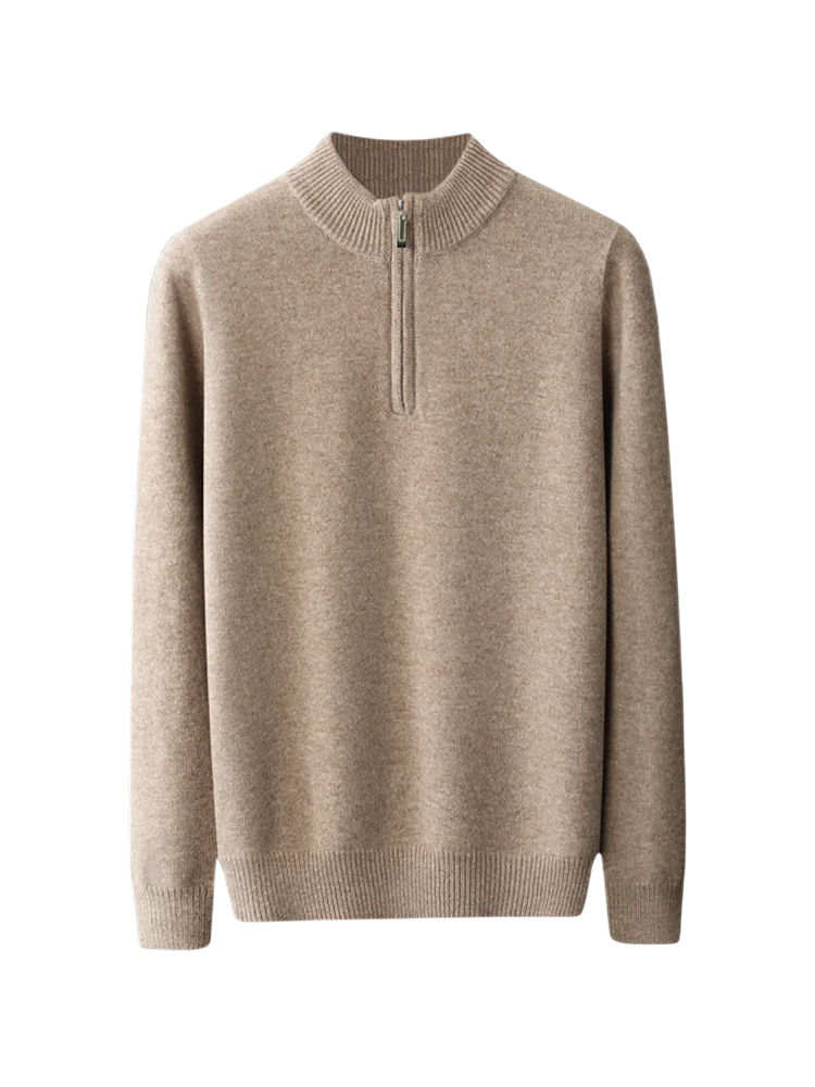 RADIANTGEM Wool Half-zip Sweater