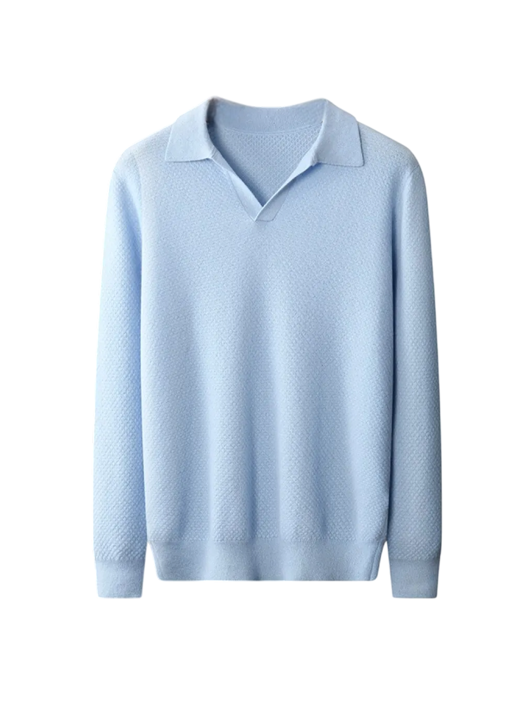 RADIANTGEM Pure Cashmere Polo