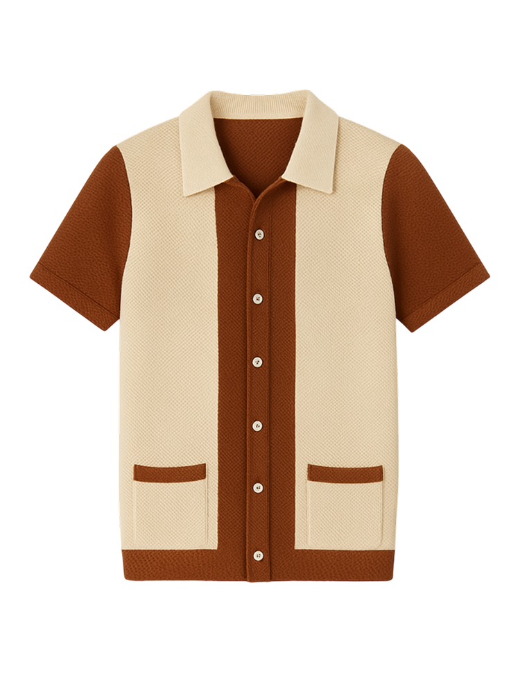 RADIANTGEM Cotton Cardigan Polo