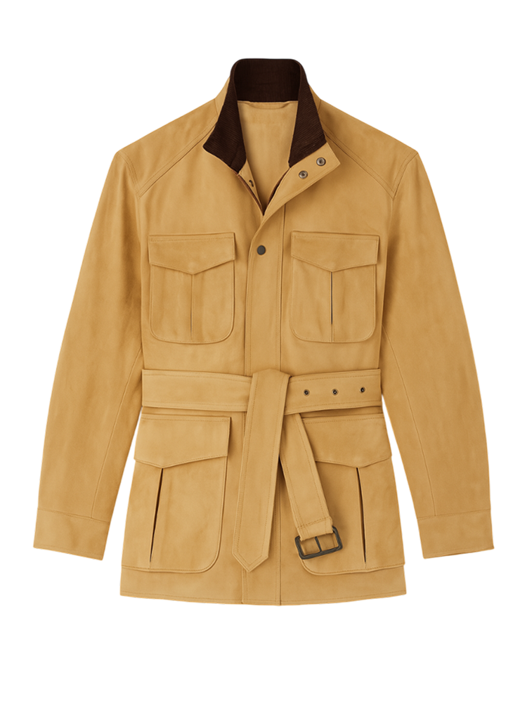 RADIANTGEM Suede Vintage Jacket
