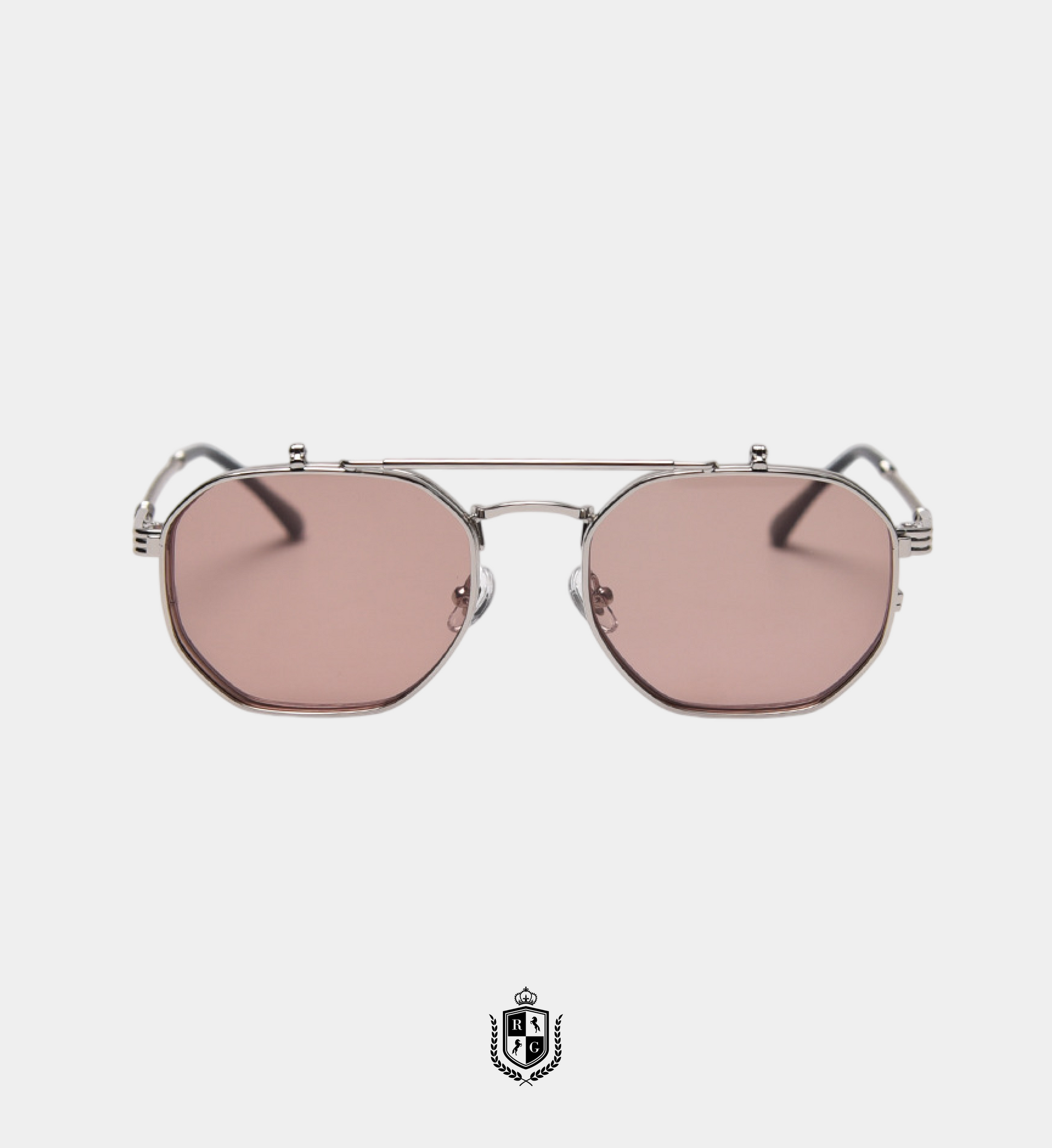 RADIANTGEM Metal Retro Sunglasses