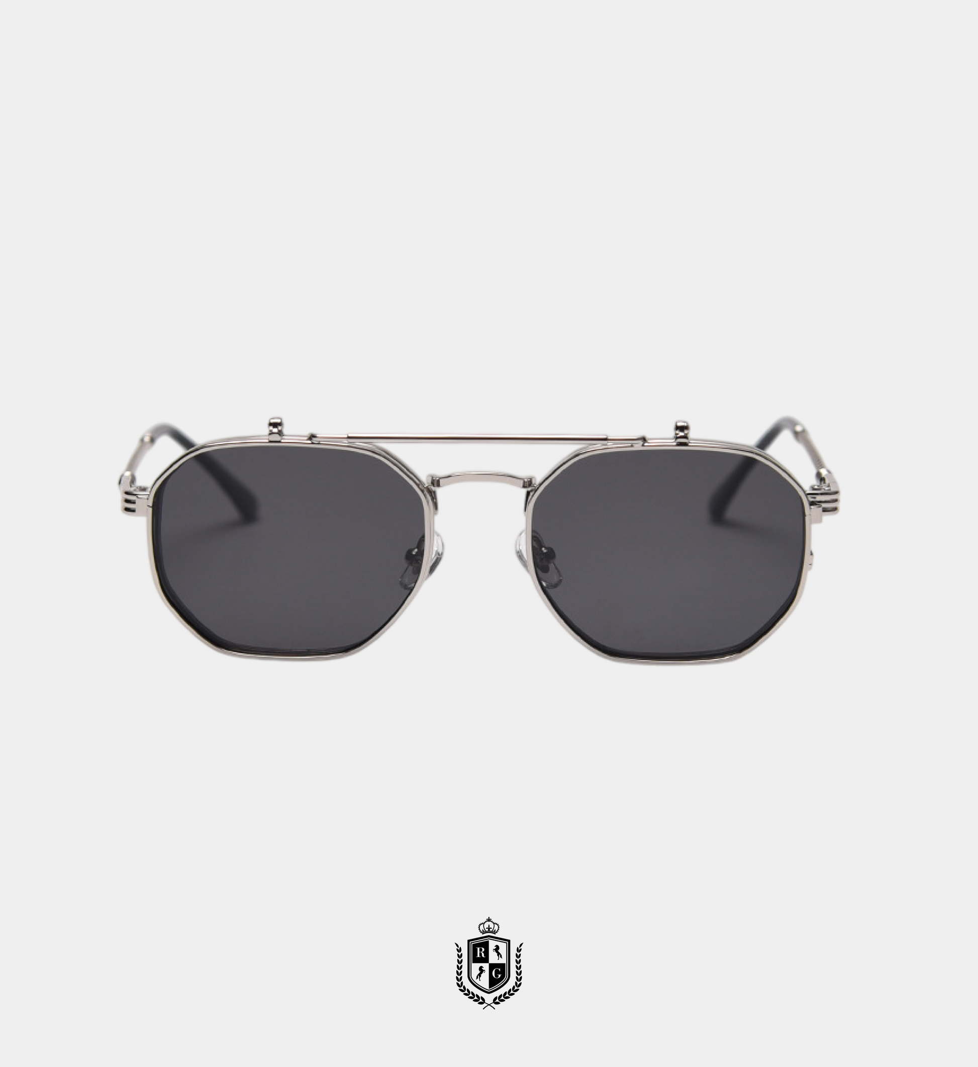 RADIANTGEM Metal Retro Sunglasses