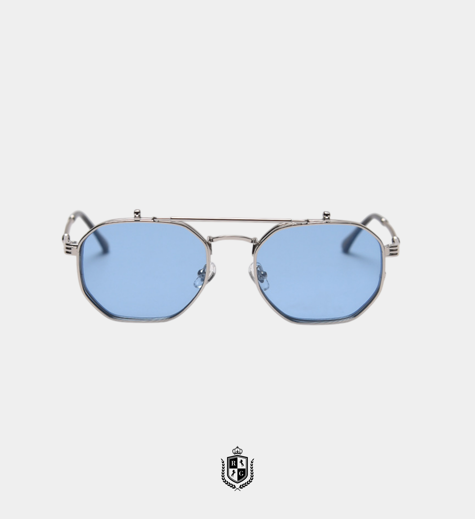 RADIANTGEM Metal Retro Sunglasses
