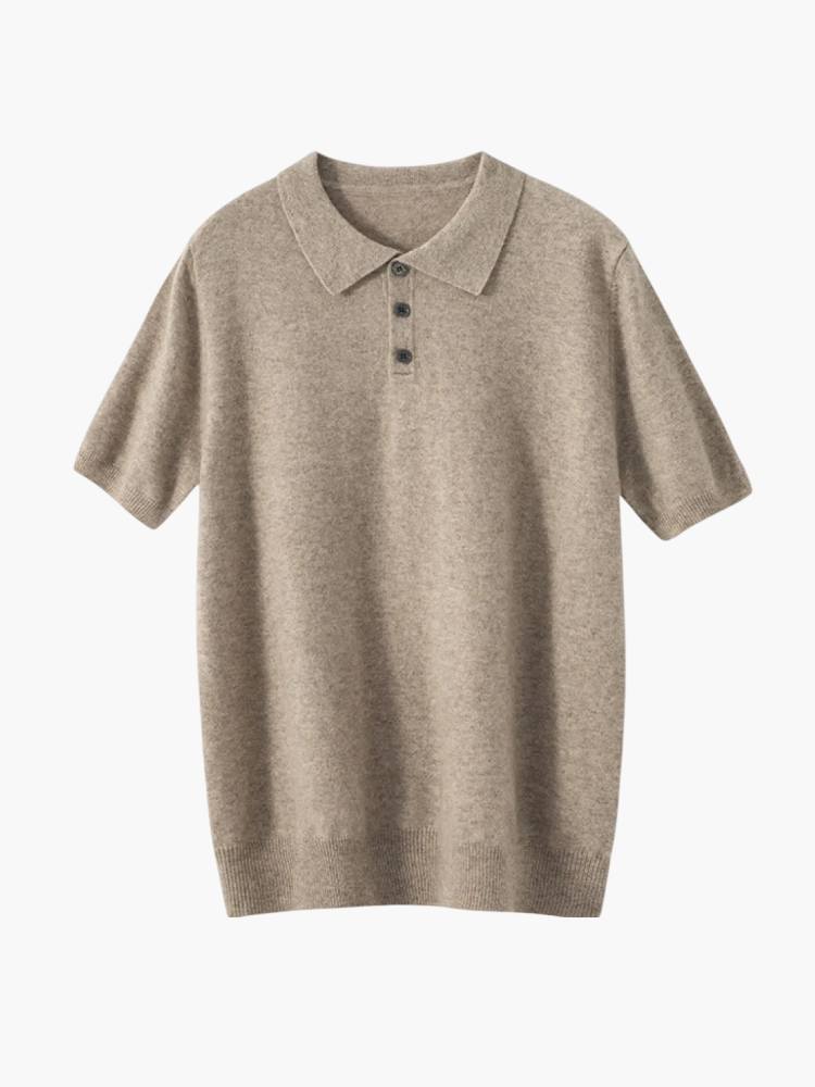 RADIANTGEM Collar Cashmere Polo