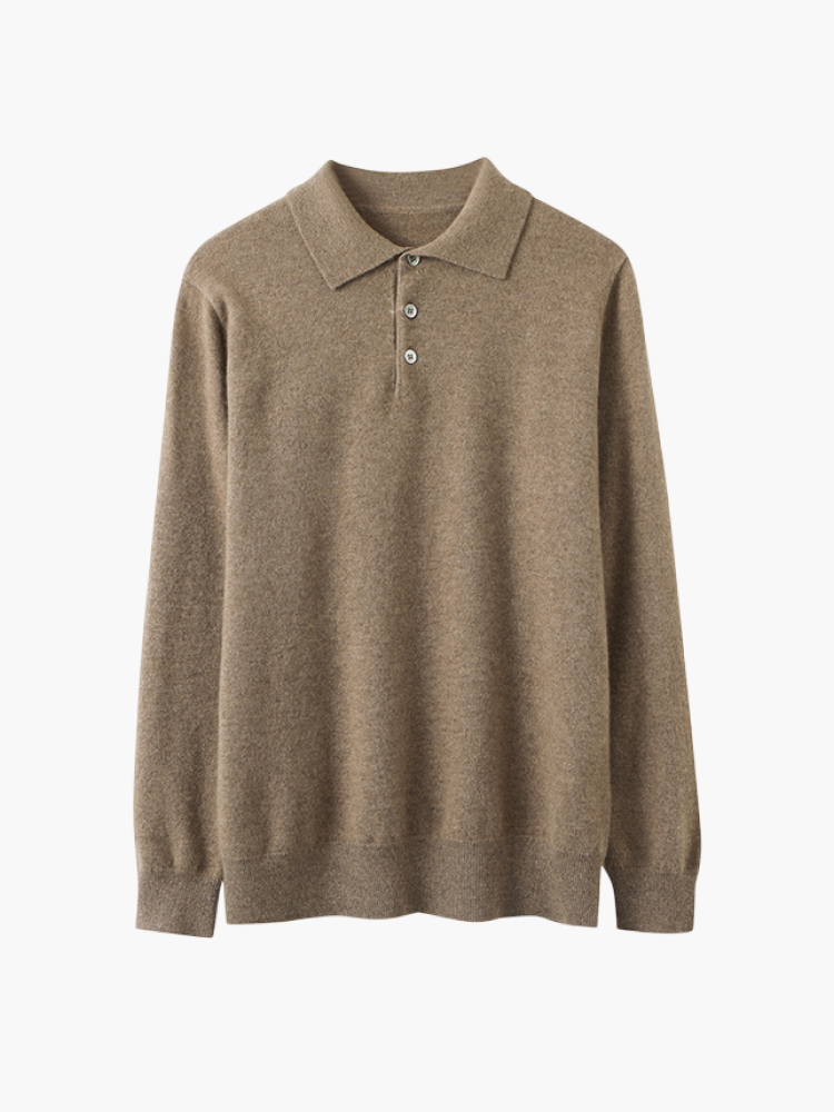 RADIANTGEM Pure Cashmere Polo