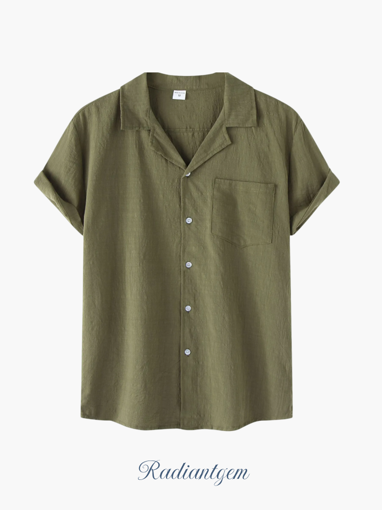 RADIANTGEM Linen Cuban Shirt