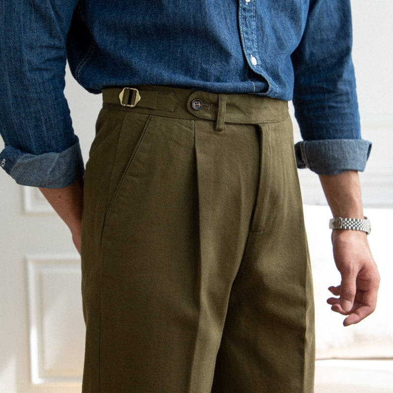 RADIANTGEM Cotton High Waist Pants