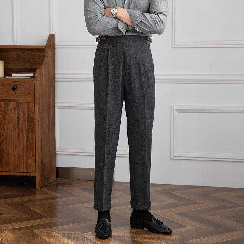 RADIANTGEM High-waisted Straight-leg Pants