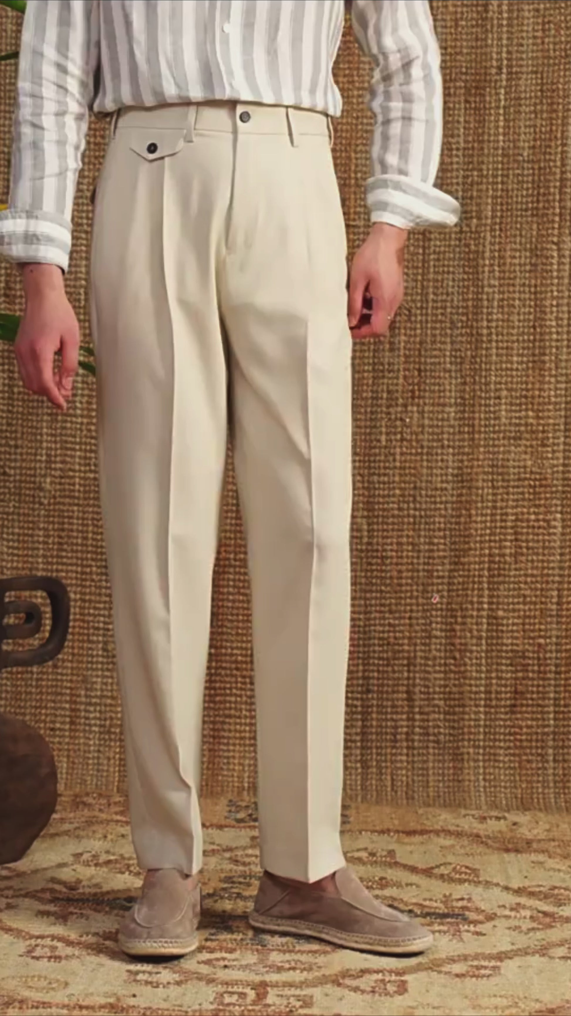 RADIANTGEM High Waist Straight Pants