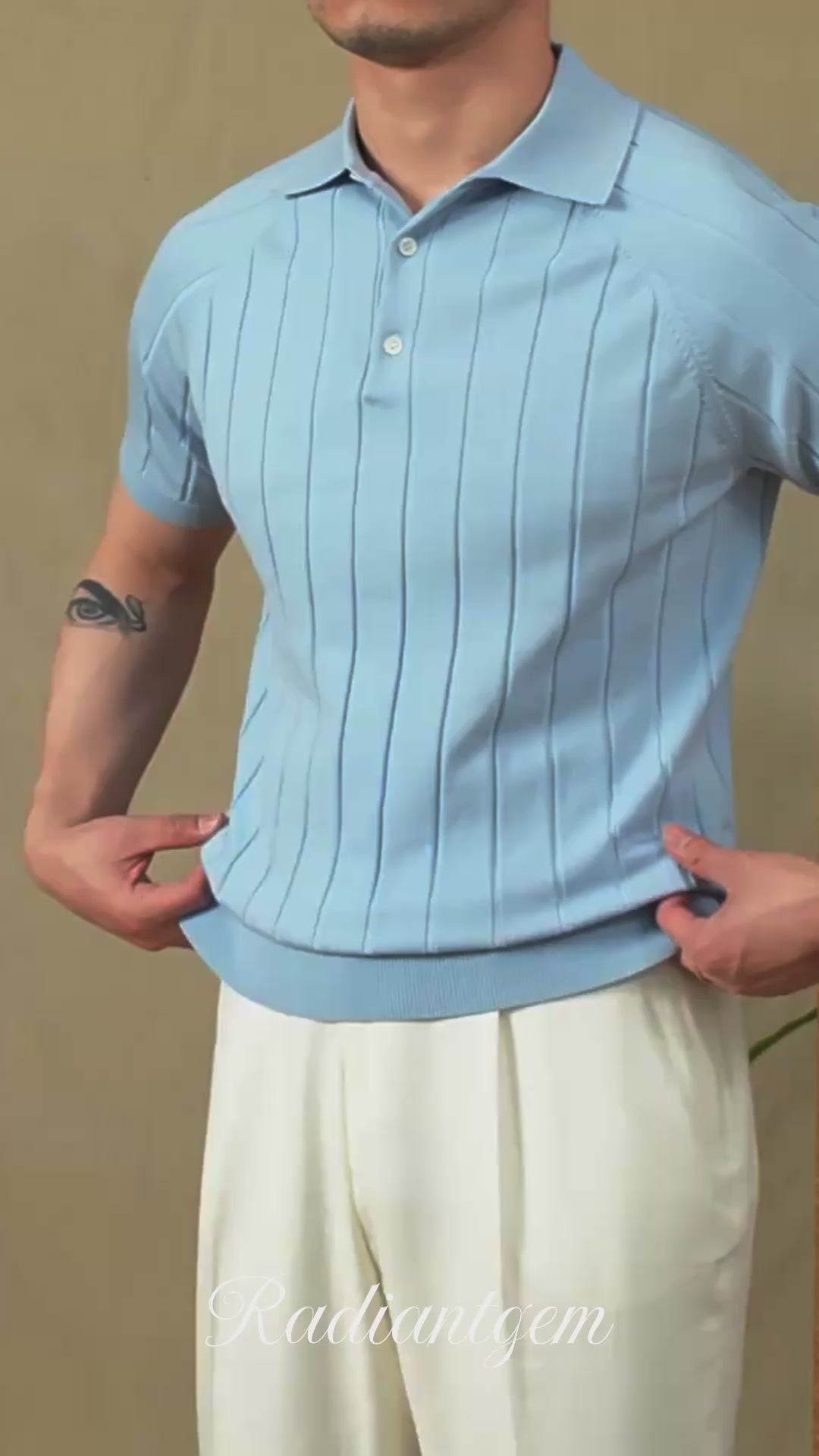 RADIANTGEM Slim Fit Polo