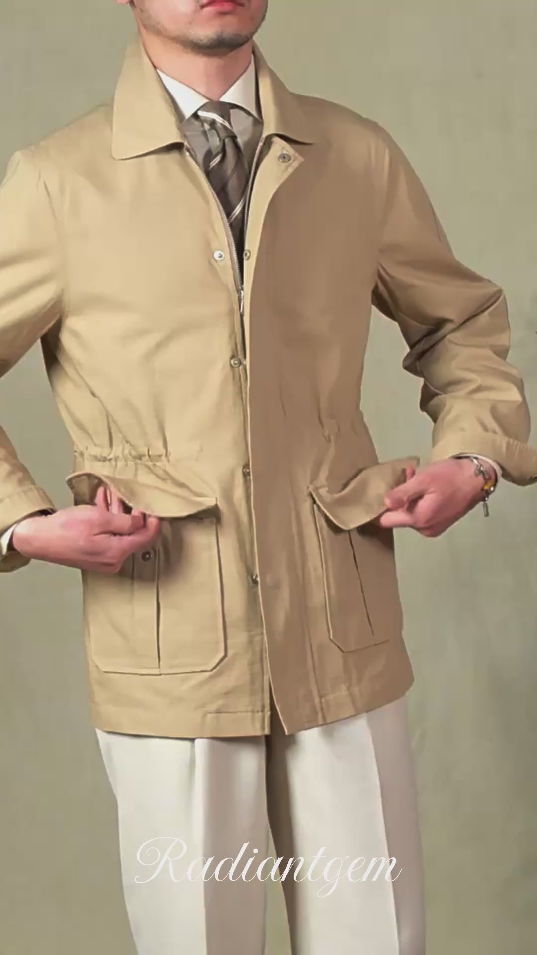 RADIANTGEM Vintage Cotton Jacket
